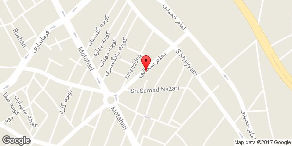 موقعیت فروشگاه قزل گل روی نقشه