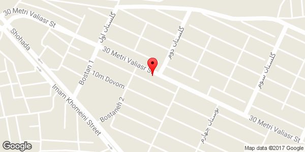 موقعیت میوه فروشی روی نقشه