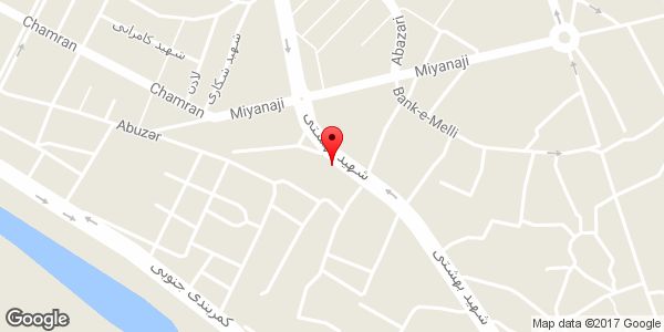 موقعیت پارچه فروشی روی نقشه