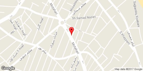 موقعیت گالری رز طلایی روی نقشه