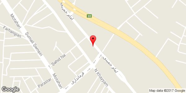 موقعیت ساندویچی حسام روی نقشه