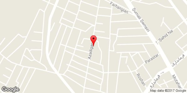 موقعیت نانوایی روی نقشه