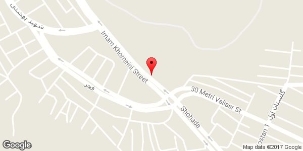 موقعیت صافکاری و شاسی کشی یوسف روی نقشه