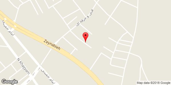 موقعیت شهرک فنی وحرفه ای روی نقشه