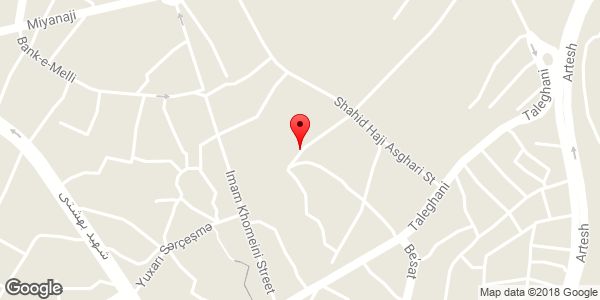 موقعیت شهر میانه روی نقشه