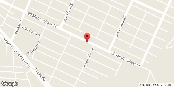 موقعیت مرکز سلامت شهری شماره ۶ (ولیعصر) روی نقشه