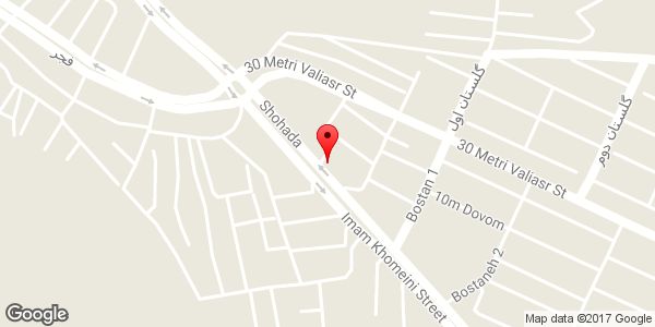 موقعیت تهیه و توزیع مصالح ساختمانی عباسی روی نقشه