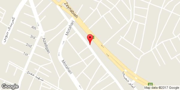 موقعیت نانوایی روی نقشه