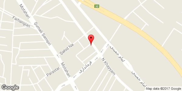 موقعیت گروه طراحی معماری و محاسباتی آرشیت روی نقشه