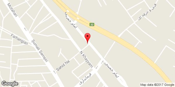 موقعیت کافه رستوران سوران روی نقشه