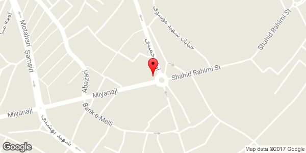 موقعیت روزنامه فروشی رضالو و دفتر نشریه مهر صبا روی نقشه