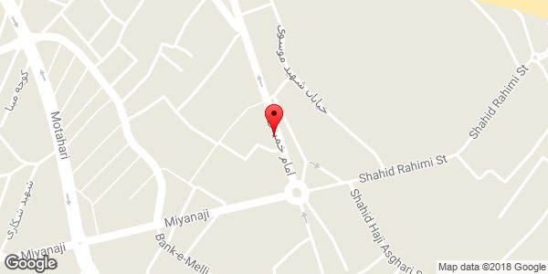 موقعیت پوشاک شیرازی روی نقشه