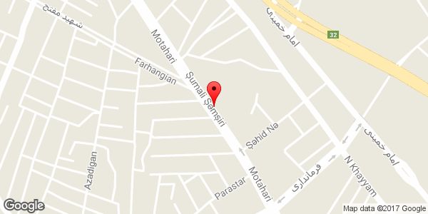 موقعیت شرکت فنی مهندسی افلاک روی نقشه