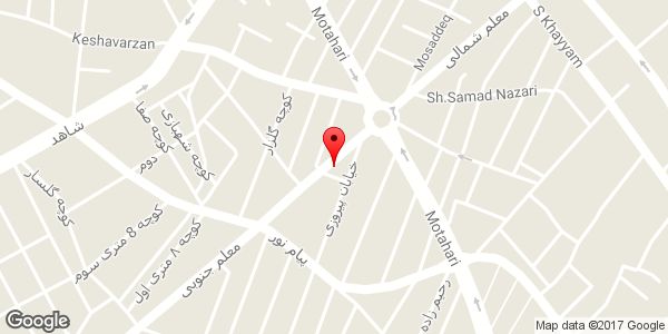 موقعیت سوپر مارکت روی نقشه