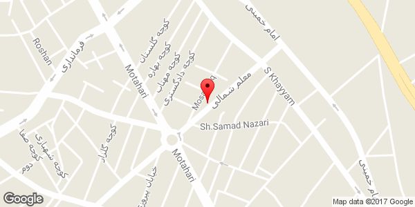 موقعیت لوازم تحریر پالیک روی نقشه