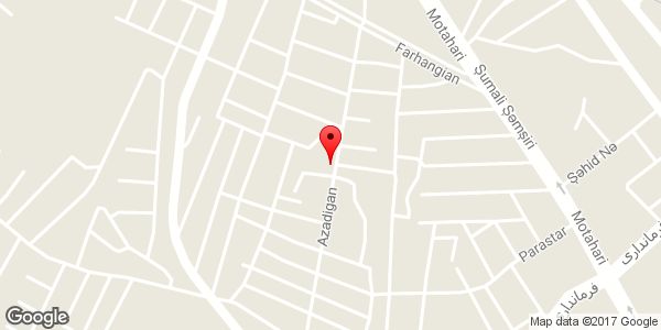 موقعیت لوازم التحریر و نوشت افزار آزادگان روی نقشه