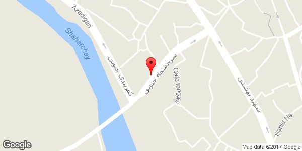 موقعیت مجتمع فرهنگی ورزشی ذوالفقار میانه روی نقشه