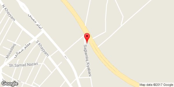 موقعیت تعمیرات CNG و تست موتور حامد روی نقشه