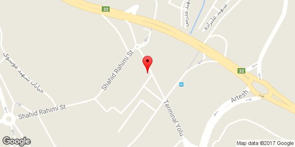 موقعیت آرد فروشی و خوراک دام و طیور طاهری روی نقشه