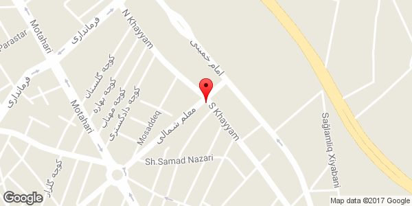 موقعیت فروشگاه لوازم خانگی روی نقشه