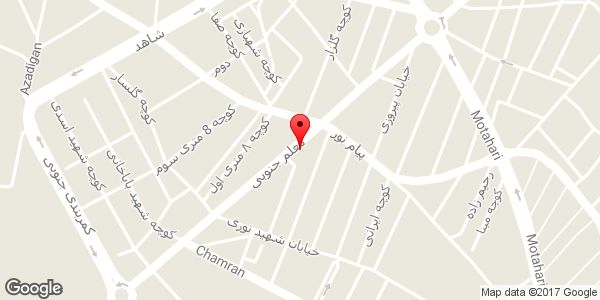 موقعیت دفتر فنی مهندسی پایدار روی نقشه