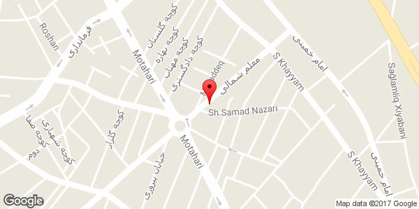 موقعیت فروشگاه لوازم خانگی روی نقشه