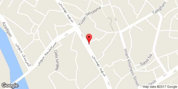 موقعیت شیشه بری بهمن روی نقشه