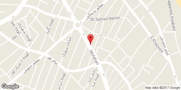 موقعیت آبسردکن روی نقشه