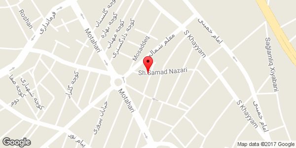 موقعیت نانوایی برادران اسماعیلی (سبوس دار) روی نقشه