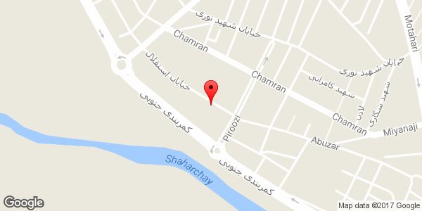 موقعیت سوپر مارکت روی نقشه