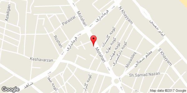 موقعیت فروشگاه لباس زنانه bessini روی نقشه