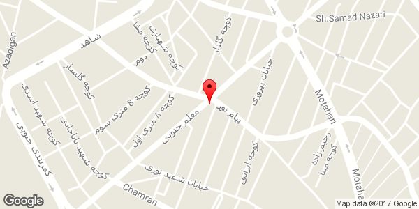 موقعیت سوپر مارکت روی نقشه