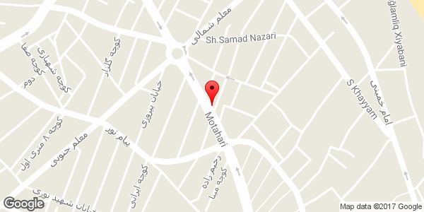 موقعیت فروشگاه پوشاک بچگانه تاتی تاتی روی نقشه