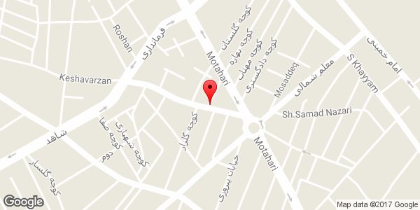 موقعیت لوازم التحریر عرفان روی نقشه