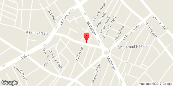 موقعیت لبنیاتی برادران آقایی روی نقشه