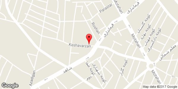 موقعیت خانه معلم روی نقشه