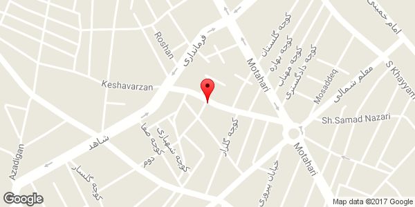 موقعیت خدمات فنی رضالو روی نقشه