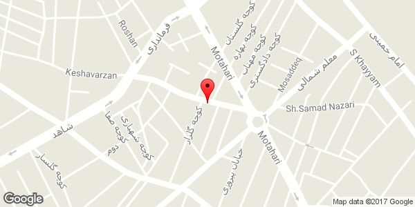 موقعیت پارچه سرای ترمه روی نقشه