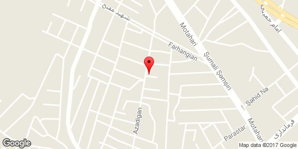 موقعیت فروشگاه بزرگ نصیری روی نقشه