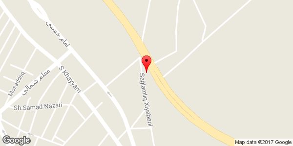 موقعیت شیشه اتومبیل حیدری روی نقشه