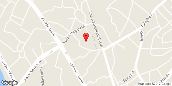 موقعیت بقعه امامزاده اسماعیل (ع) روی نقشه