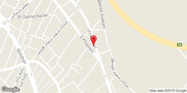 موقعیت کتابسرای امیر روی نقشه