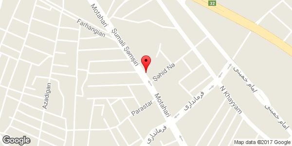 موقعیت نوشت افزار نسیم دانش روی نقشه