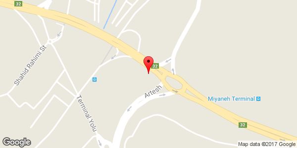 موقعیت تراشکاری امید روی نقشه