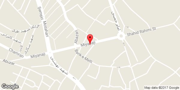 موقعیت مبل طهران روی نقشه