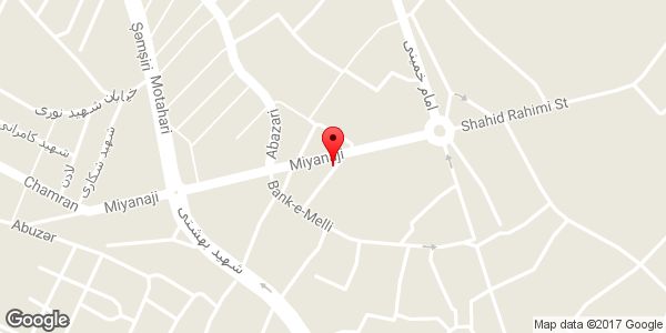 موقعیت سالن زیبایی پاموک روی نقشه