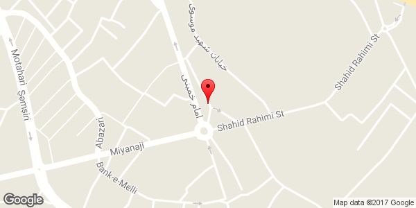 موقعیت کافه رستوران زیتون روی نقشه