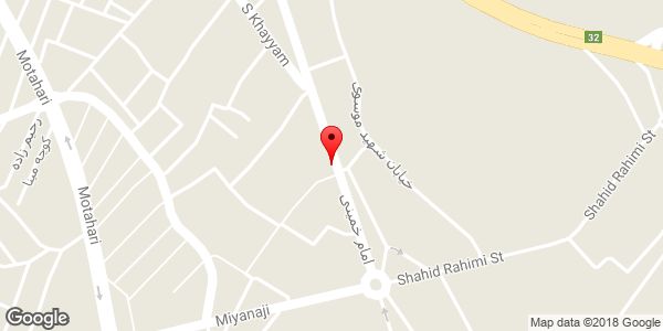 موقعیت مطب دکتر علی خواجه دهی روی نقشه