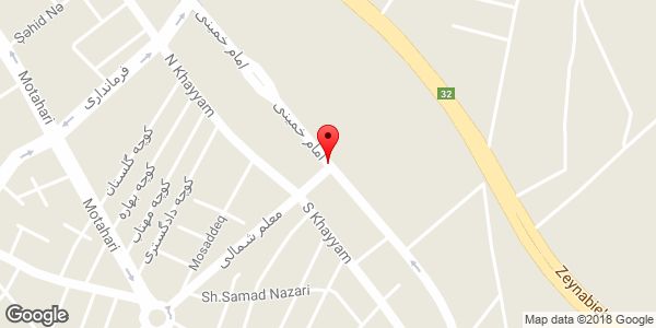 موقعیت خیابان امام خمینی روی نقشه