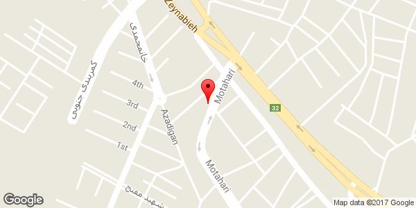 موقعیت کابینت MDF محمودی روی نقشه